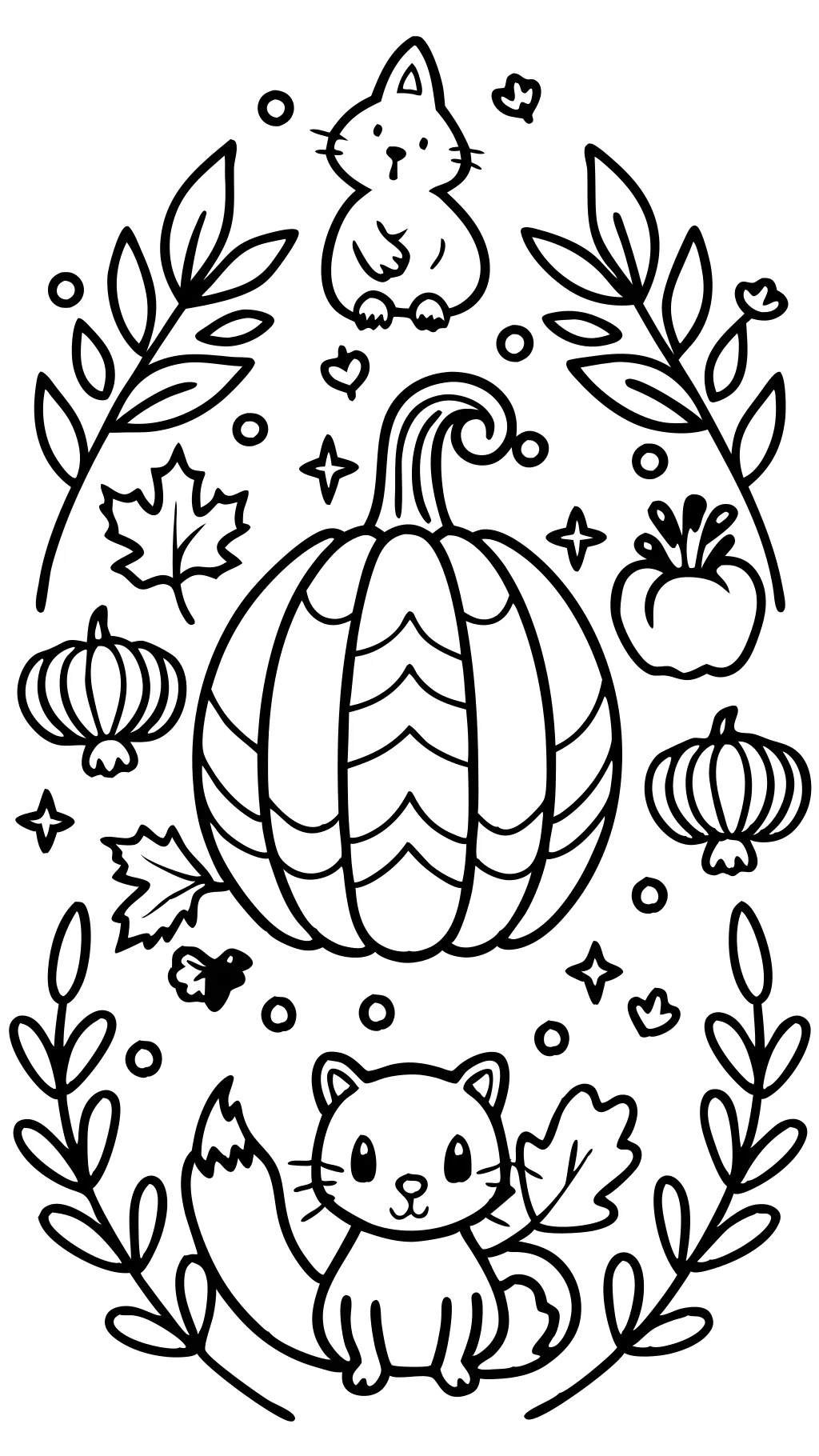 coloring pages for fall